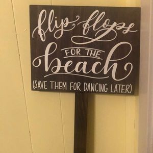 wedding sign